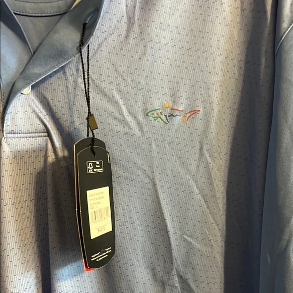 Greg Norman Collection Blue Polo Shirt Lightweight Athletic Wear - Picture 3 of 5